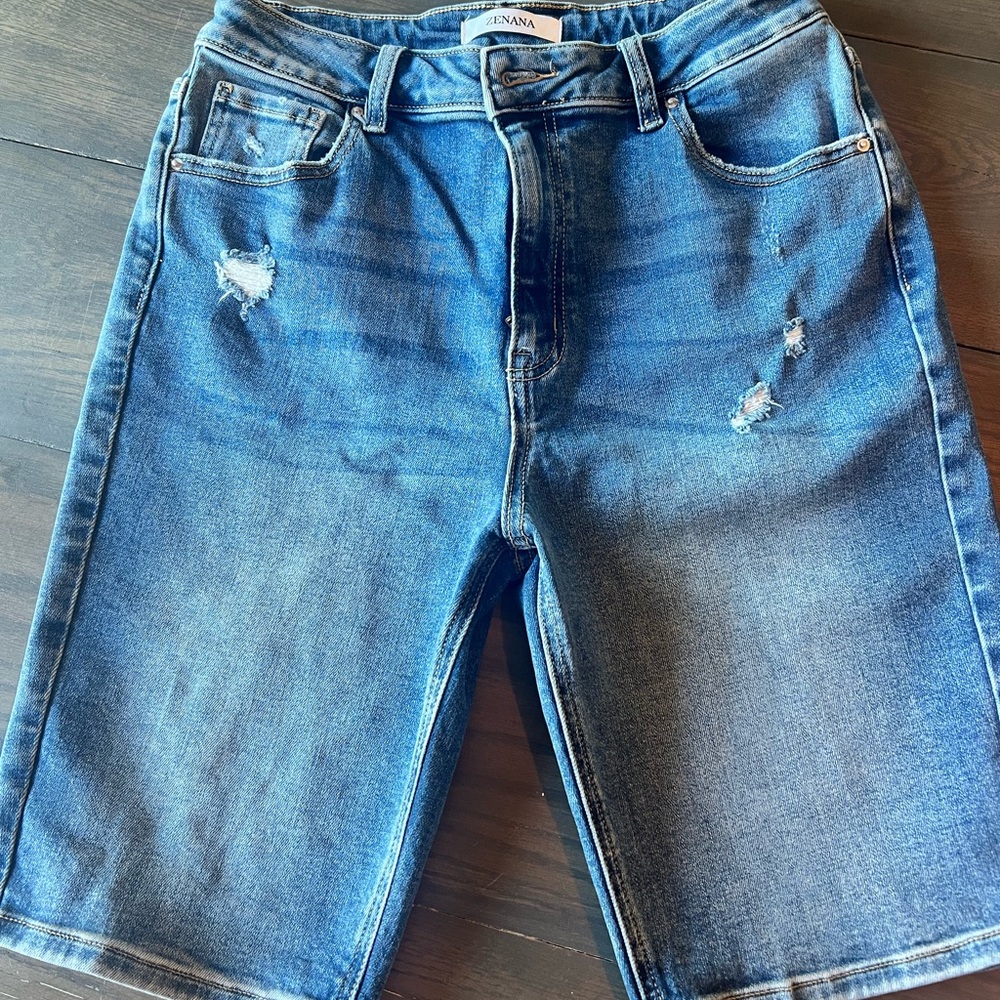 Zenana Outfitters Blue Jean Shorts